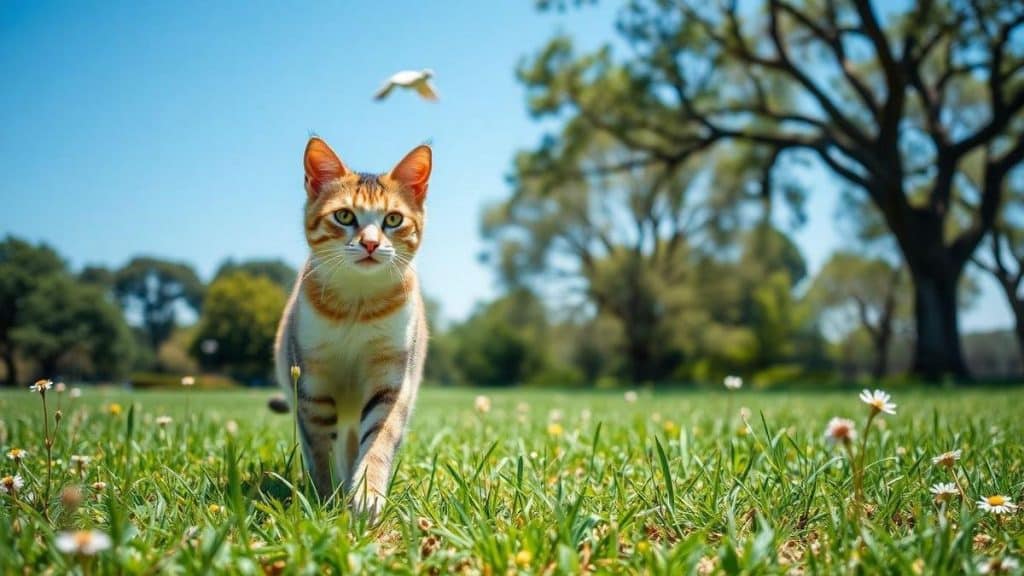 Benefícios do passeio diário para gatos felizes